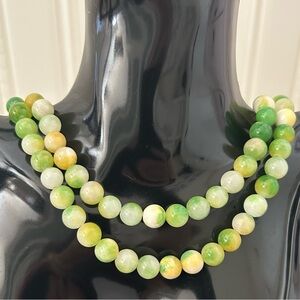 Persian Chalcedony 8mm Stretchable Necklace